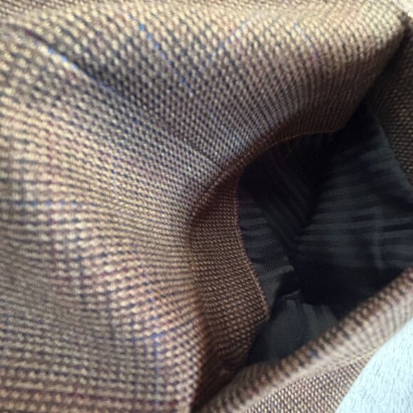 Chaps Mens Medium Brown V-Neck Single-Breasted Waistcoat Vest Lined Casual New - Picture 8 of 8